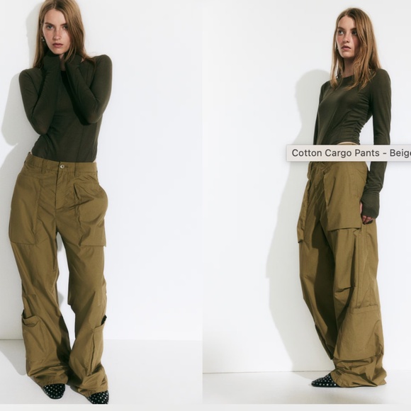 H&M Cargo Pants Size 8 - Picture 1 of 3